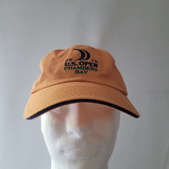 US Open Hat Mens OS Strapback Ballcap 2015‎ Chambers Bay USGA Member - Picture 2 of 12